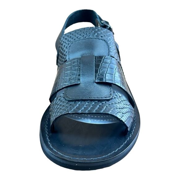 Re Ferdinando Vero Cuoio Leather Strappy Slingback Gladiator Sandal main image 6